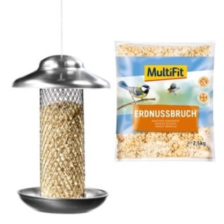 AniOne Futtersäule Erdnüsse mit MultiFit Erdnussbruch