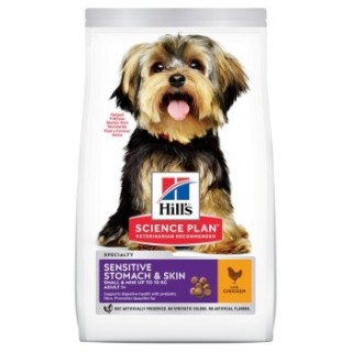 Hill's Science Sensitive & Skin für kleine Hunde 6 kg