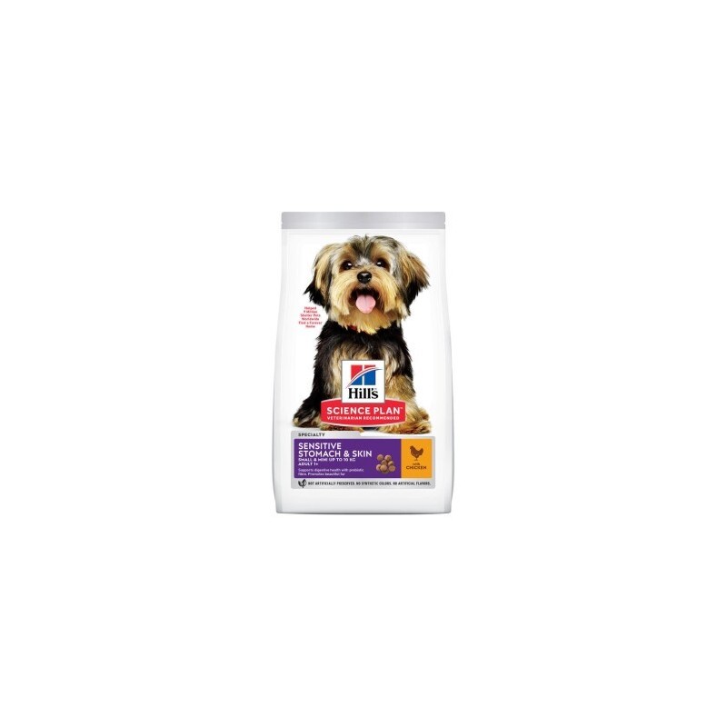 Hill's Science Sensitive & Skin für kleine Hunde 6 kg