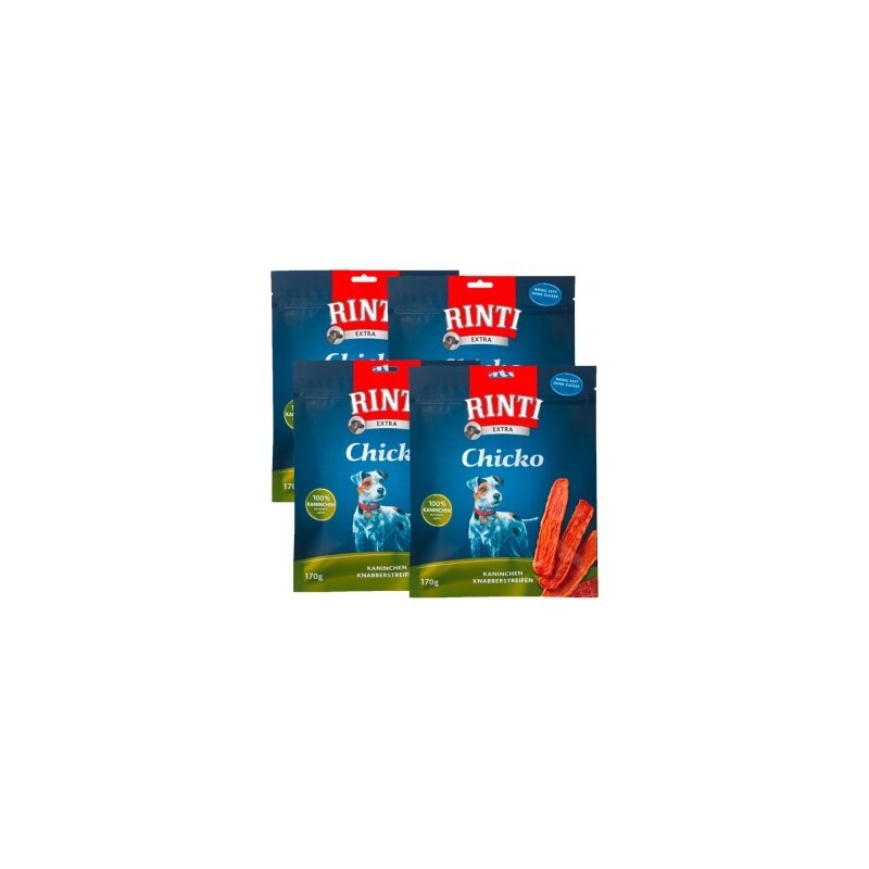 RINTI Chicko Sparpaket Kaninchen 4x170 g