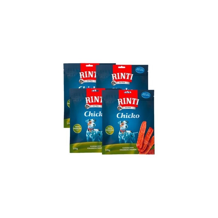 RINTI Chicko Sparpaket Kaninchen 4x170 g
