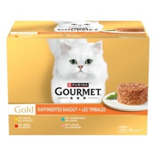 GOURMET Gold Raffiniertes Ragout 24x85g