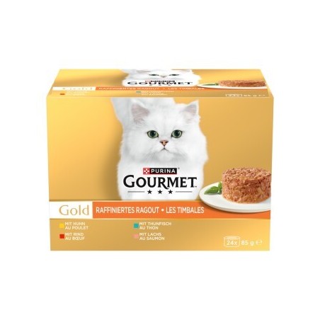 GOURMET Gold Raffiniertes Ragout 24x85g