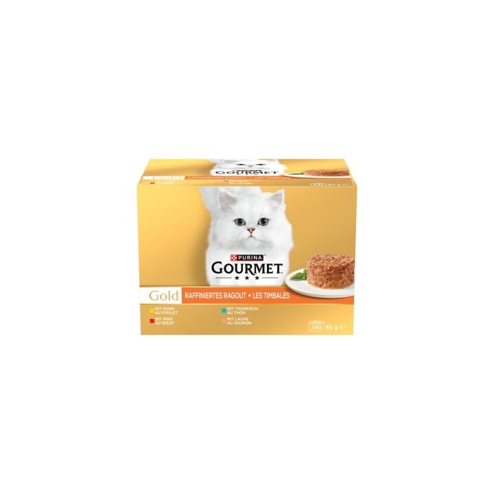 GOURMET Gold Raffiniertes Ragout 24x85g