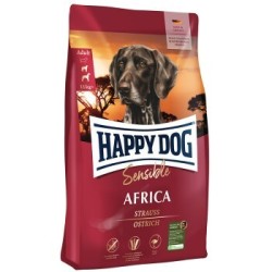 HAPPY DOG Sensible Trockenfutter Hund Adult, Africa 12.5 kg