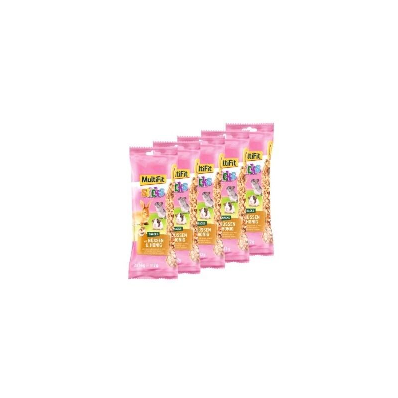 MultiFit Sticks 5x2 Sticks mit Nüssen und Honig