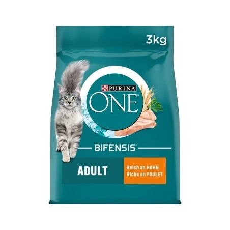 Purina ONE Adult Reich an Huhn und Vollkorn-Getreide 3 kg