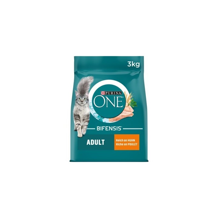 Purina ONE Adult Reich an Huhn und Vollkorn-Getreide 3 kg