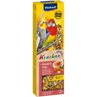 Vitakraft Großsittich Kräcker 4x2er Mandel-Feige