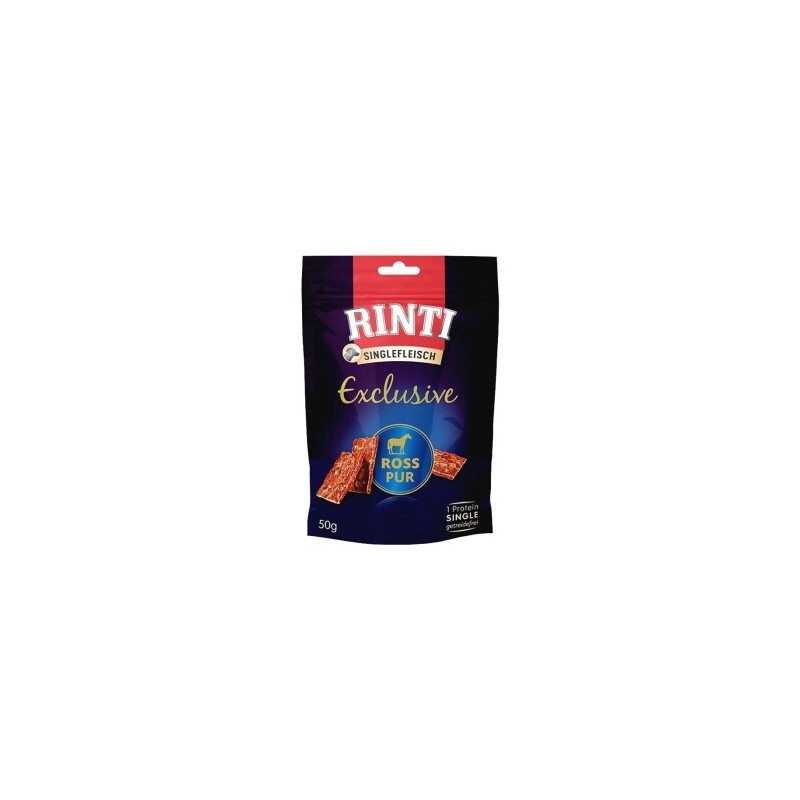 RINTI Singlefleisch Exclusive Snack Pur 2x50g Ross