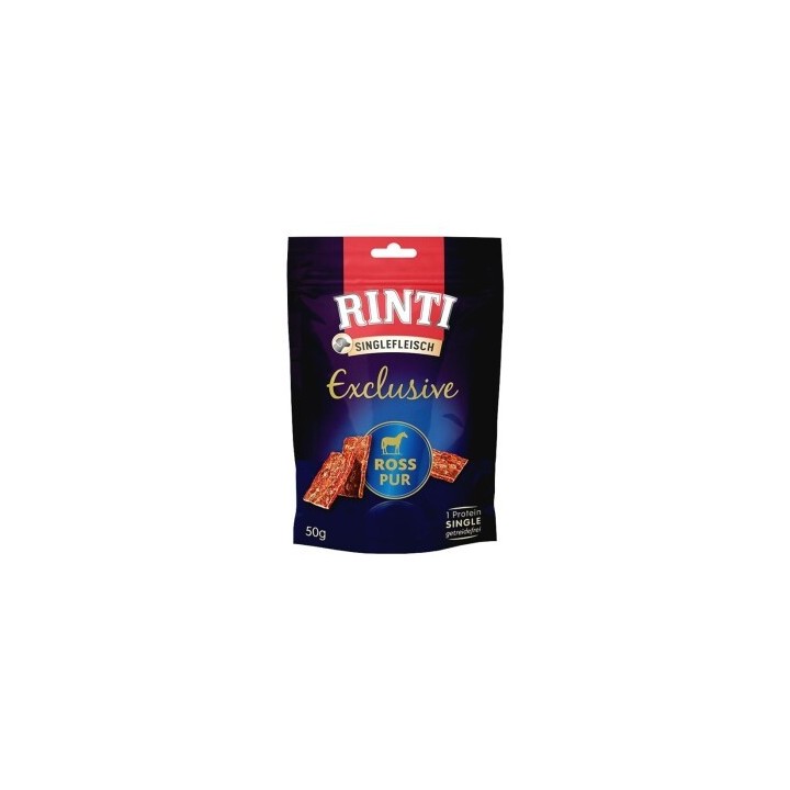 RINTI Singlefleisch Exclusive Snack Pur 2x50g Ross
