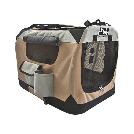 Trixie Transporttasche Tcamp beige-grau L