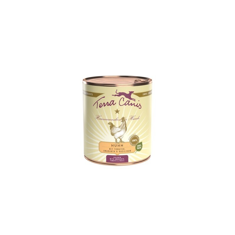 Terra Canis Classic Adult 6x800g Huhn mit Tomaten, Amaranth und Basilikum