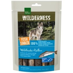REAL NATURE WILDERNESS Fish Snack Wildlachs-Rollen, 70 g