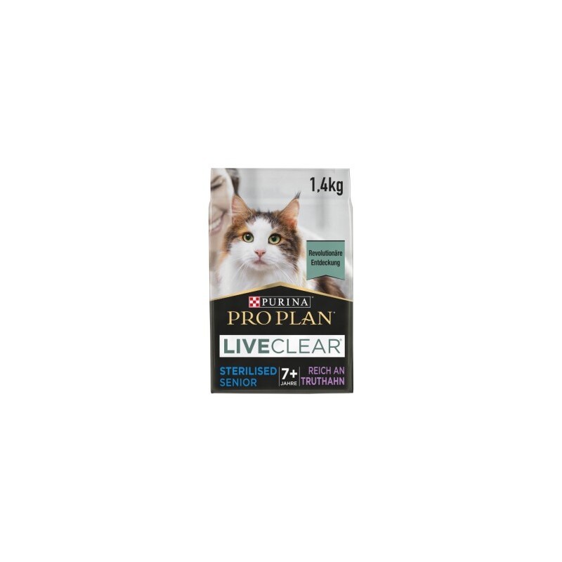 PRO PLAN Liveclear Sterilised Senior 7+ Truthahn 2x1.4 kg