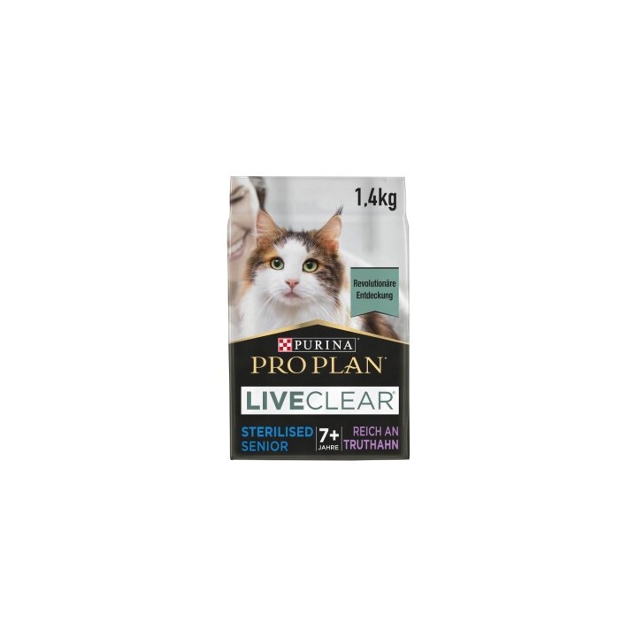 PRO PLAN Liveclear Sterilised Senior 7+ Truthahn 2x1.4 kg