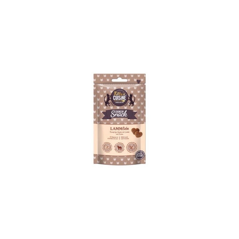 Kitty's Cuisine Crunchy Snack with Love 50g Lamm Liebe, mit Lamm und Kokos