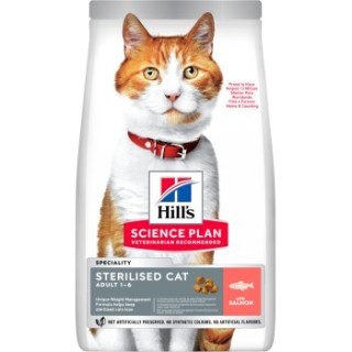 Hill's Science Plan Trockenfutter Katze Adult, Sterilised Lachs 2x10 kg