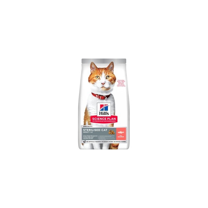 Hill's Science Plan Trockenfutter Katze Adult, Sterilised Lachs 2x10 kg