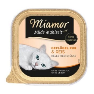Miamor Milde Mahlzeit Geflügel pur und Reis 16x100 g