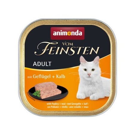animonda Vom Feinsten Adult Geflügel und Kalb 32x100 g