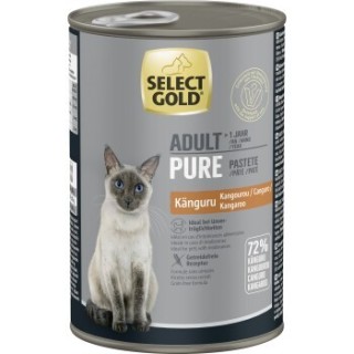 SELECT GOLD Pure Adult Paté Känguru 6x400 g