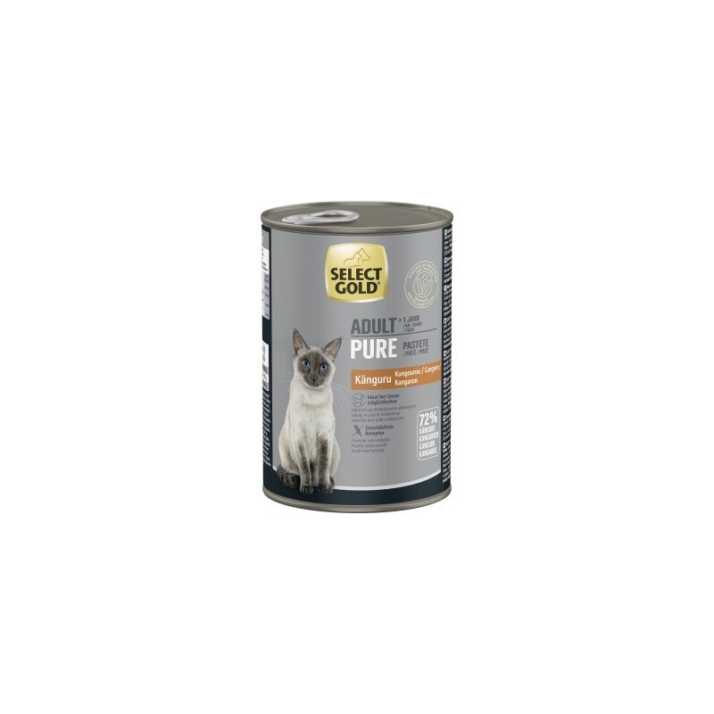SELECT GOLD Pure Adult Paté Känguru 6x400 g