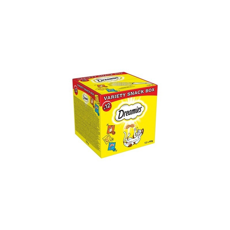 Dreamies Snack-Vielfalt 12x60g