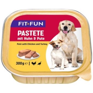 FIT+FUN Pastete mit Huhn und Pute 9x300 g