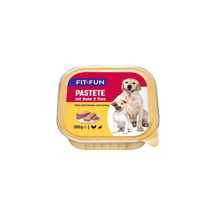 FIT+FUN Pastete mit Huhn und Pute 9x300 g