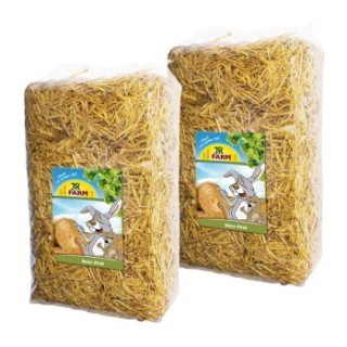 JR Farm Natur-Stroh Ballen 2x10 kg
