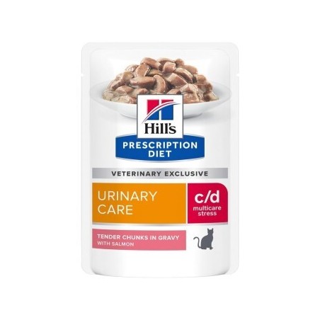 Hill's Prescription Diet c/d Urinary Stress Lachs 12x85 g