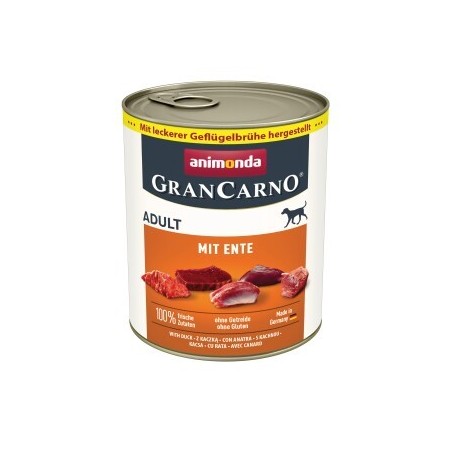 animonda GranCarno Original Nassfutter Hund Adult, Ente 6x800 g