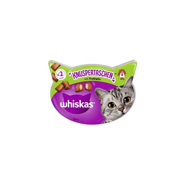 Whiskas Knuspertaschen 8x60g Pute