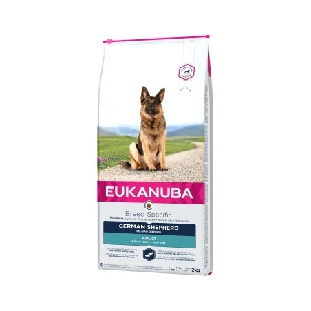 EUKANUBA Trockenfutter für Hunde, rassespezifisch Deutscher Schäferhund Erwachsener 12 kg