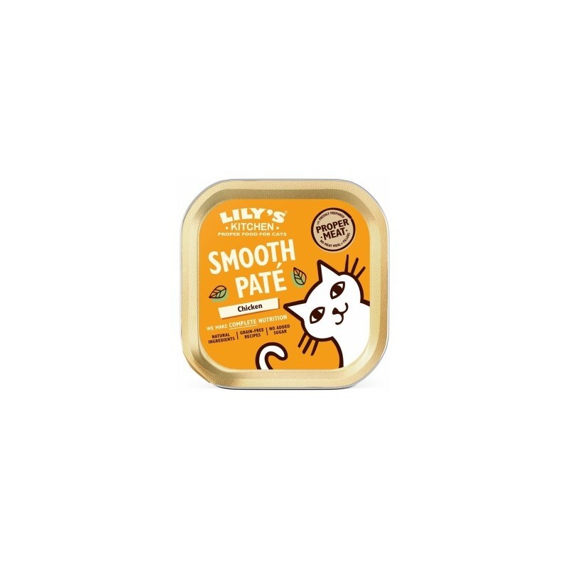 LILY'S KITCHEN Nassfutter Katze Adult Smooth Patè Huhn 19x85 g
