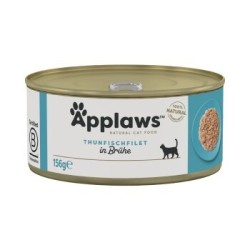 Applaws Nassfutter Katze Adult in Brühe Thunfischfilet 24x156 g