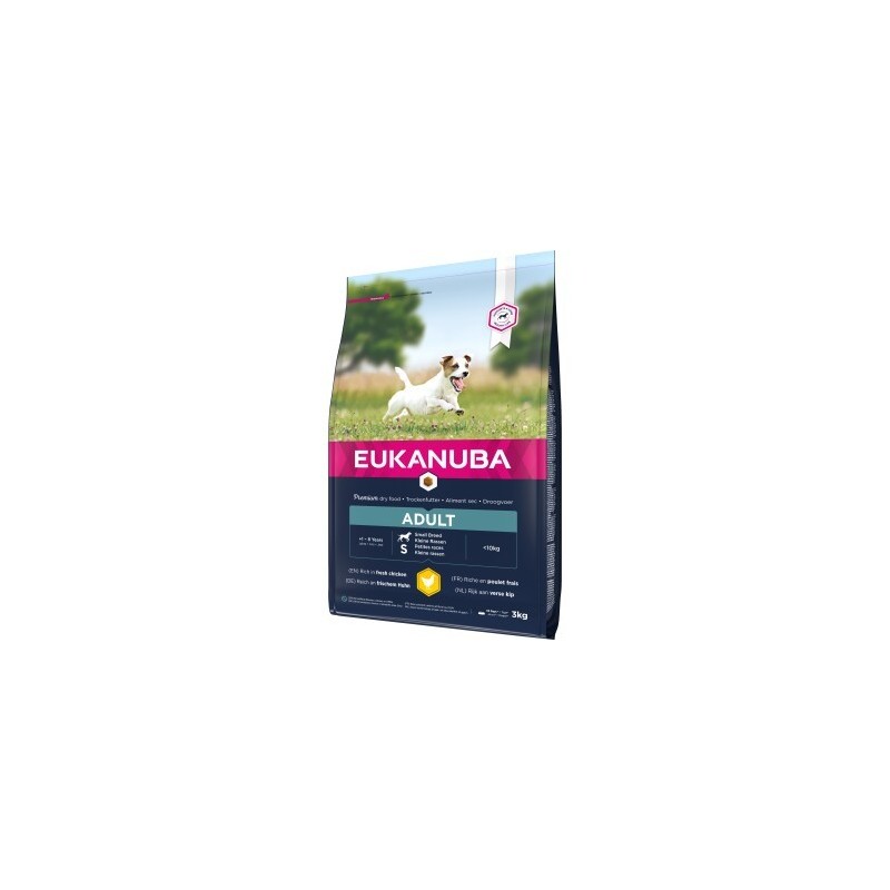 EUKANUBA Trockenfutter Hund Active Small Breed Adult, Huhn 3 kg