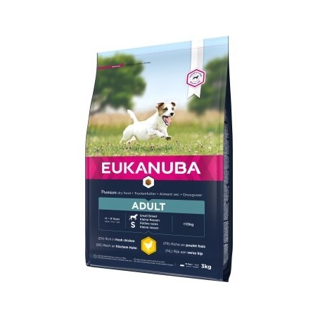 EUKANUBA Trockenfutter Hund Active Small Breed Adult, Huhn 3 kg