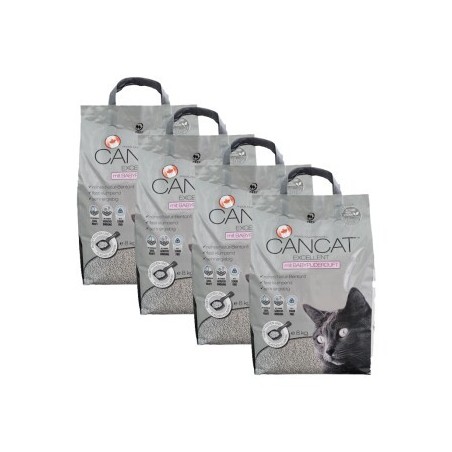 Agros Trading Agros CANCAT excellent Klumpstreu mit Babypuderduft 4x8 kg