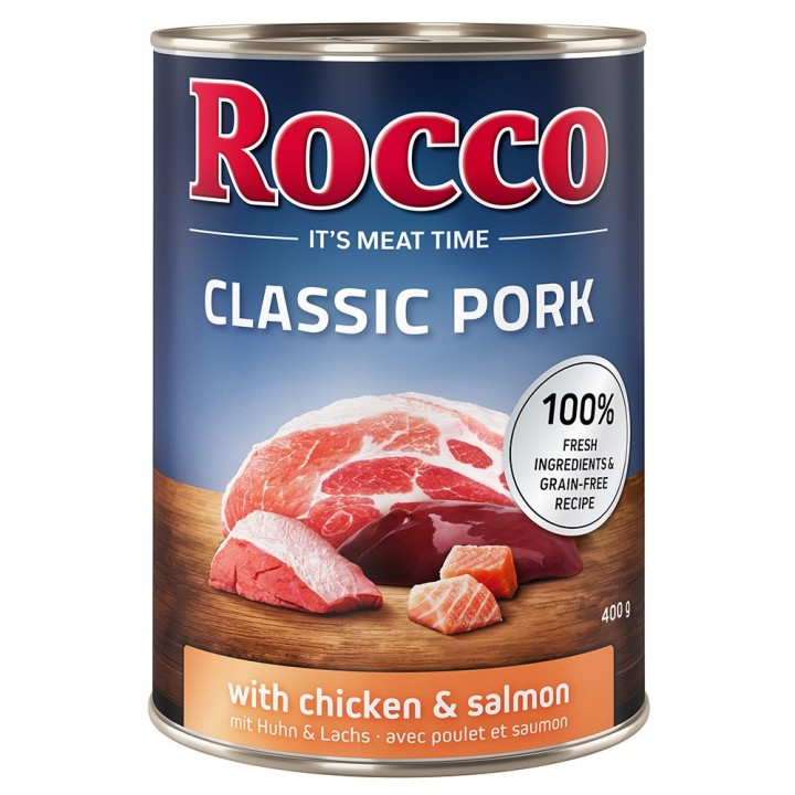 Rocco Classic Pork 6 x 400g Huhn & Lachs