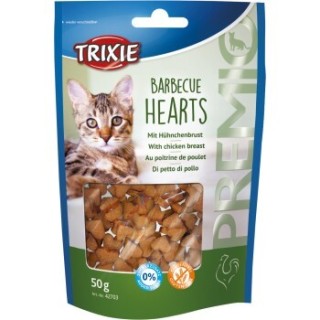 Trixie PREMIO Barbecue Hearts, 50 g