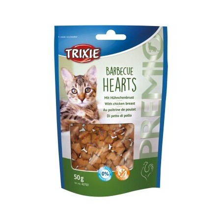 Trixie PREMIO Barbecue Hearts, 50 g