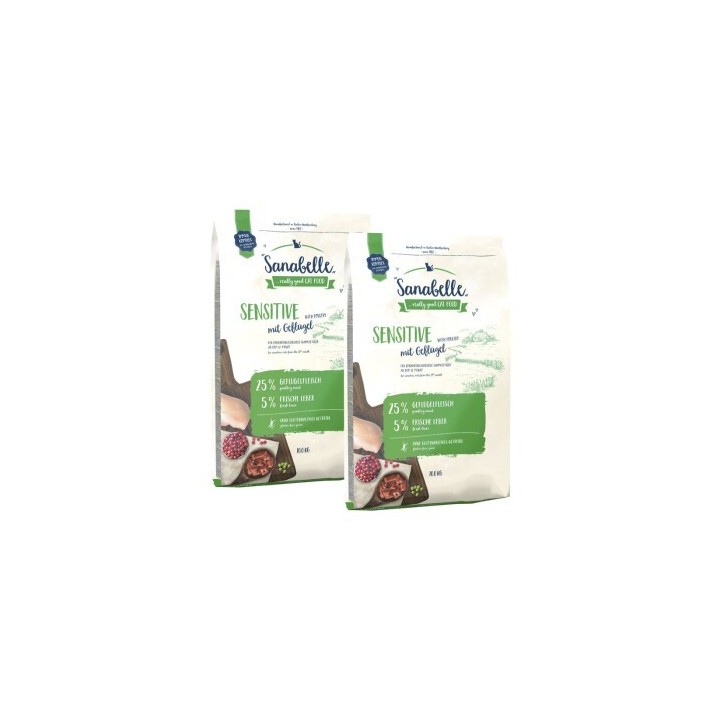 Sanabelle Sensitive Geflügel 2x10 kg