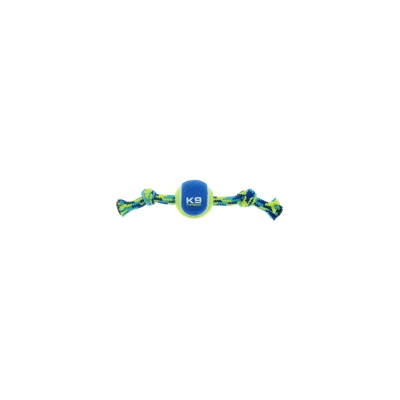 Hagen ZS K9 Seil mit Knoten + Tennisball