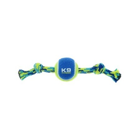 Hagen ZS K9 Seil mit Knoten + Tennisball