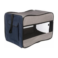 Trixie Travellerbox Twister blau/grau XS