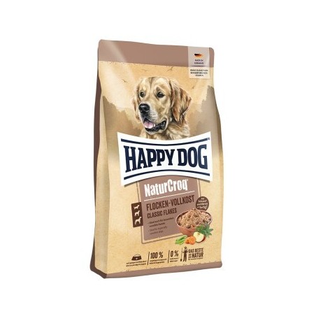 HAPPY DOG NaturCroq Trockenfutter Hund Adult, Flocken Vollkost 1,5 kg