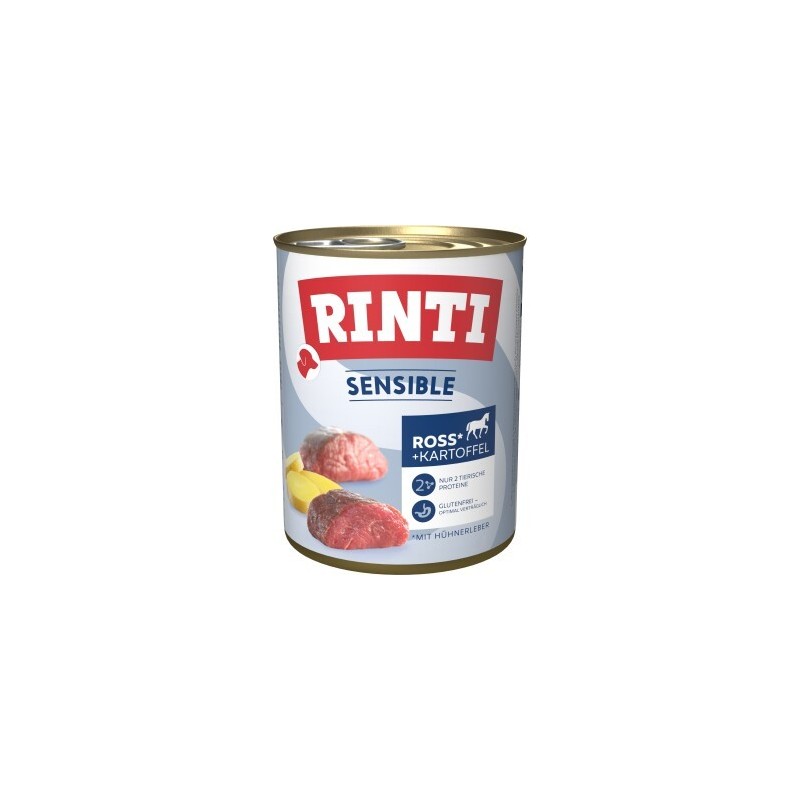 RINTI Sensible Ross und Hühnerleber 12x800 g