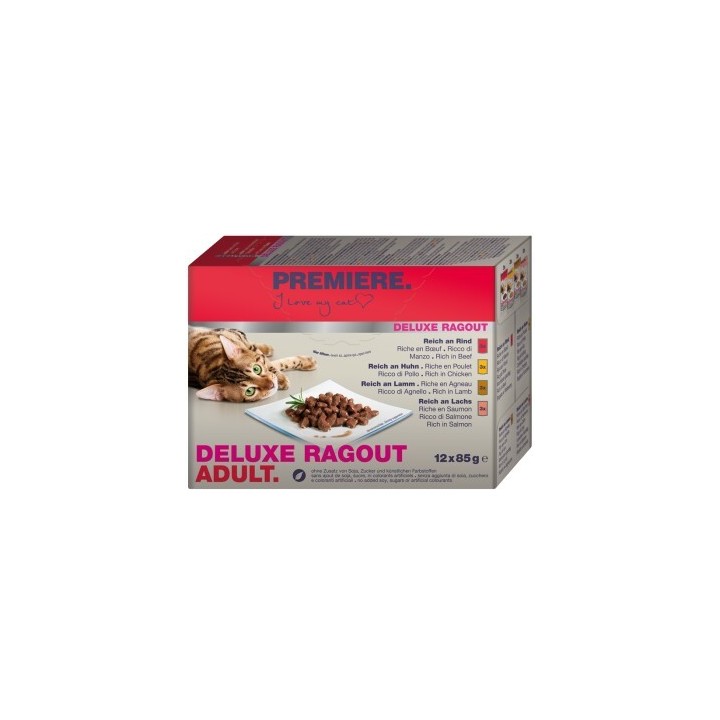 PREMIERE Deluxe Ragout Adult Multipack 12x85g